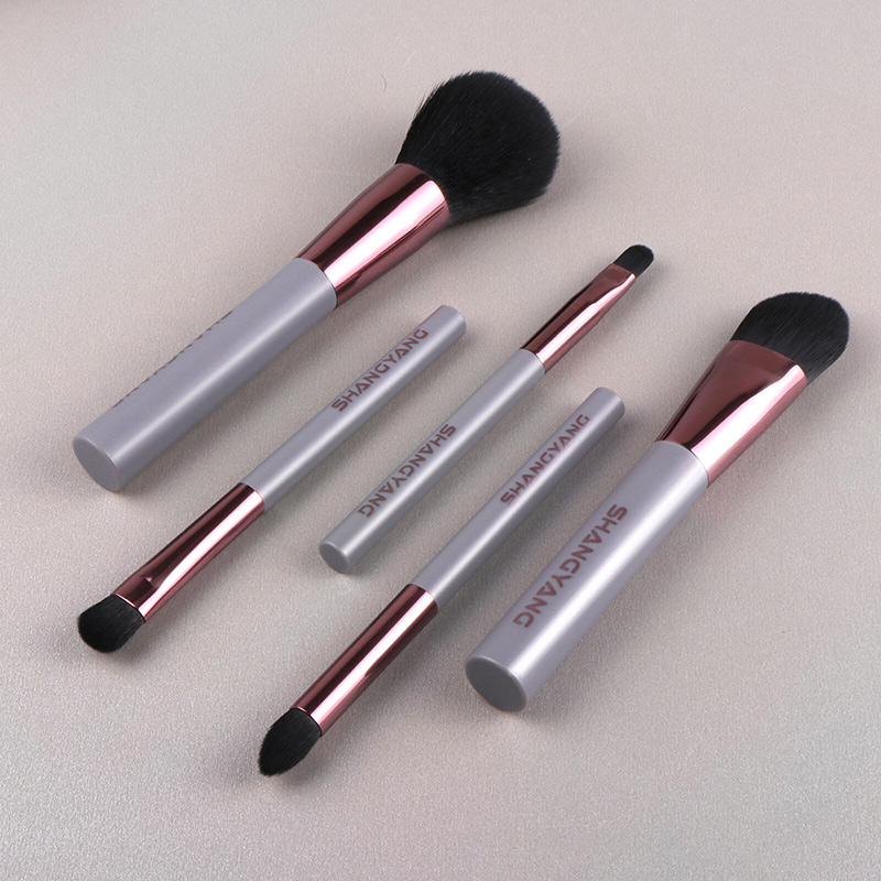 Space Gray 5 pcs face brush set SY-DIY0301